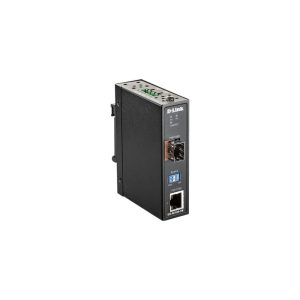 D-Link DIS-M100G-SW Industrial Media Converter 100/1000 Mbps SFP to 100/1000 Mbps RJ45