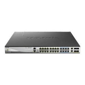 D-Link DMS-3130-30PS 30-Port Stackable Multi-Gigabit PoE+ Layer 3+ Switch