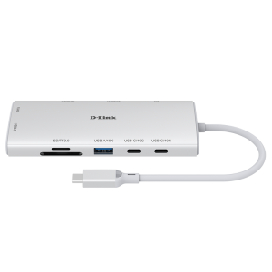 D-Link 10-in-1 USB-C Hub with Dual 4K HDMI Ports