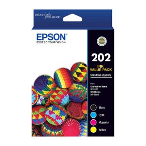 Epson C13T02N692 202 Value Pack Ink Cartridge Standard Yield
