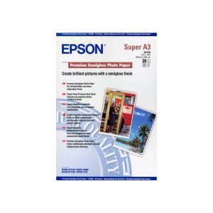 Epson S041328 Premium Semi-gloss A3+ Photo Paper - 20 Sheets