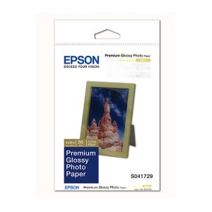 Epson Premium Glossy Photo Paper 4x6 50 Sheets 255gsm C13S041729