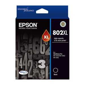 Epson 802XL Black Ink DURABrite