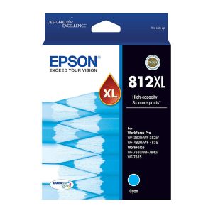 Epson C13T05E292 812XL High Yield Cyan Ink Cartridge