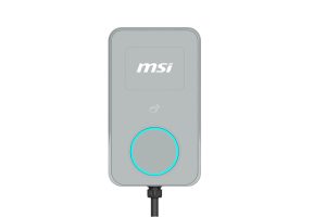 MSI ECO LIFE HOME 22kW (Gray), 22kW 3-phase 380–415V 32A; 7/11kW 1-phase; OCPP2.0.1; IP65/IK08; 5in display; WiFi; app; RFID opt