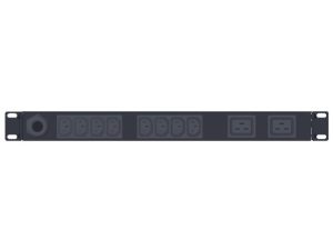 Vertiv Geist F0126849 Basic Horizontal PDU, 16A, 230V, 1U, 8x IEC C13, 2x C19 outputs, 3m C20 Input