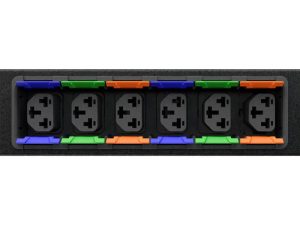 Vertiv Geist F0144849 Basic Horizontal PDU, 16A, 230V, 1U, 12 x Locking Combination C13/C19 outputs,