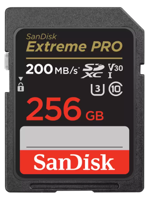 SanDisk Extreme PRO 256GB SDXC UHS-I Memory Card (200MB/s)