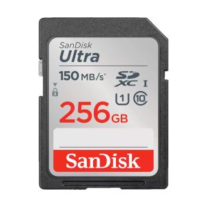 SanDisk Ultra 256GB SDXC UHS-I Memory Card 150MB/s