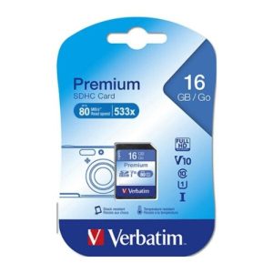 Verbatim SDHC 16GB Class 10 Memory Card