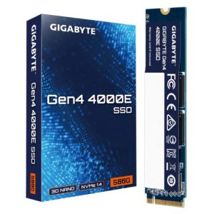 Gigabyte Gen4 4000E 500GB NVMe M.2 SSD