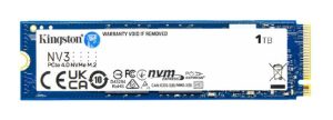 Kingston NV3 1TB PCIe 4.0 NVMe M.2 2280 SSD