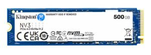 Kingston NV3 500GB PCIe 4.0 NVMe M.2 2280 SSD