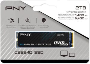 PNY CS2340 2TB M280CS2340-2TB-TB 7,400 MB/s (Read), 6,400 MB/s (Write)
