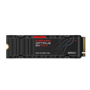 SanDisk Optimus GX PRO 850X PCIe 4.0 NVMe M.2 SSD with Heatsink 1TB
