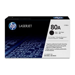 HP 80A Black Original LaserJet Toner Cartridge