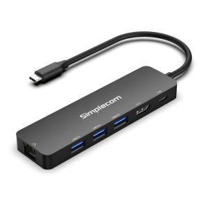 (LS)Simplecom CHT560 USB-C SuperSpeed 6-in-1 Multiport Docking Station HDMI 2.0