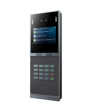 Fanvil I66 Outdoor Video Door Phone,Face Recognition Door Phone, Audio/Video Intercom,4-inch IPS Color Screen 12 Numeric Keys+4 Function Keys