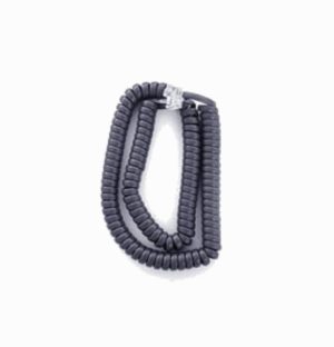 Fanvil curly cord for XU series headset, curve,black