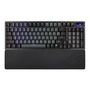 ASUS ROG AZOTH 96 HE LITE BLACK Gaming Keyboard, ROG HFX V2 magnetic switches, USB-C/2.4GHz/Bluetooth 5, RGB Aura Sync, 8000Hz, programmable keys