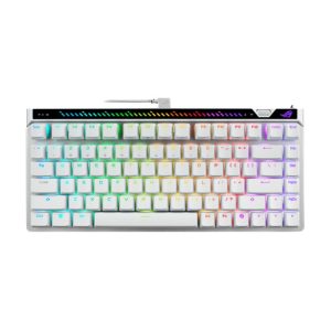 ASUS M705 ROG Falchion Ace 75 HE V2X Gaming Keyboard - WHITE, HFXV2Magnetic, USB2.0TypeC, 75%,8000Hz, 0.125ms, Windows10/11, GearLink