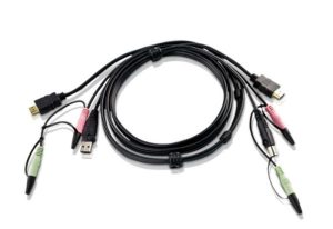 Aten 1.8m HDMI, USB & Audio KVM Cable (2L-7D02UH)