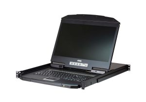 Aten 18.5" Short Depth 8-Port LCD KVM Switch