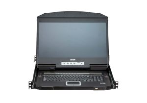 Aten 18.5" Short Depth 4-Port HDMI LCD KVM Switch