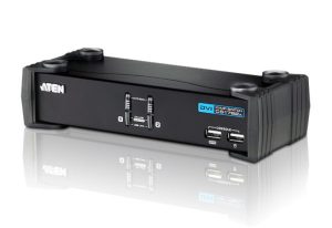Aten CubiQ CS1762A 2-Port USB 2.0 DVI KVMP Switch