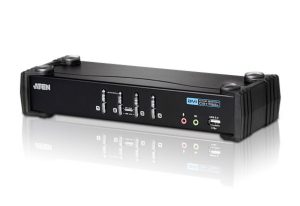 Aten Desktop KVMP Switch 4 Port Single Display DVI w/ Audio
