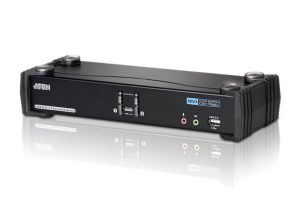 Aten Desktop KVMP Switch 2 Port Single Display DVI w/ 7.1 audio