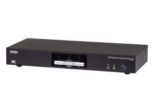 Aten 2-Port USB 3.0 4K DisplayPort Dual-Display KVMP Switch with Audio