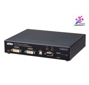 Aten DVI-I Dual Display KVM over IP Transmitter with Software Decoder Ability