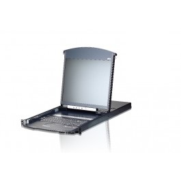 Aten 8 Port Dual Rail CAT5 19' LCD KVM over IP Switch
