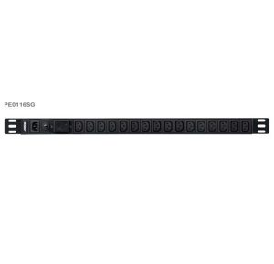 Aten 0U Basic PDU with Surge Protection, 16x IEC Sockets