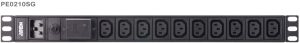 Aten 10-Port 15A Basic PDU with Surge Protection - 1U Rack Mount