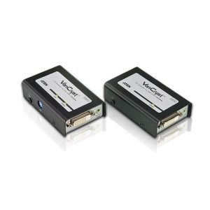 Aten VanCryst DVI Over Cat5 Video Extender with Audio - 1920x1200 or 60m Max
