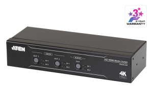Aten VM0202HB 2x2 True 4K HDMI Matrix Switch