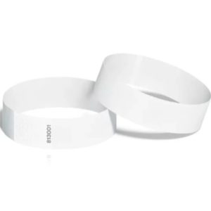 Brother 28MM(W) X 292MM(L) White Adult Wristband (275 Labels Per Roll) - 6 Pack