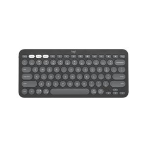 Logitech Pebble Keys 2 K380S Slim Minimalist Bluetooth Keyboard - Graphite