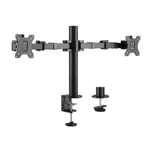 Brateck LDT33-C024 Dual Monitor Articulating Steel Monitor Arm for 17"-32"
