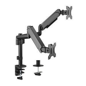 Brateck LDT48-C024 Pole-Mounted Gas Spring Dual Monitor Arm