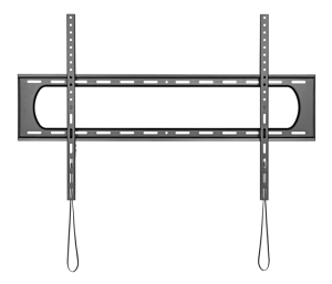 Brateck Affordable Heavy-Duty TV Wall Mount For 60’’~120’’ Fit Curved TV up to 120KG, VESA 50x50 up to 900x600 Fine Texture Black (LS)