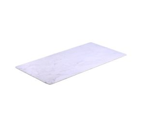 Brateck MP10-1 800mmx400mm Stylish Desk Pad Marbled White, 800x400x4mm, reduces resistance and ensure easy mouse movements (LS)