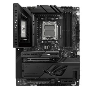 ASUS AMD ROG CROSSHAIR X870E DARK HERO (AM5) ATX Motherboard, AM5, DDR5 256GB, PCIe 5.0, 5x M.2, Wi-Fi 7, 10GbE+5GbE, USB4, ATX, 2yr wty