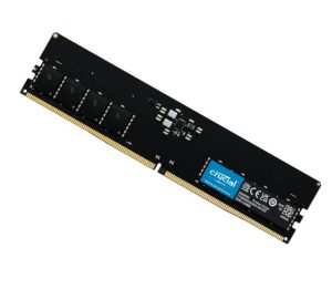 *Limits Apply, contact your AM* Crucial CT16G56C46U5, UDIMM, DDR5 16GB(1x16GB), 5600MHz, CL46, 1.1V, Limited Lifetime Warranty