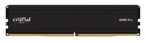 Crucial Pro 16GB (1x16GB) DDR5 UDIMM 5600MHz CL46 Black Heat Spreader Desktop PC Gaming Memory