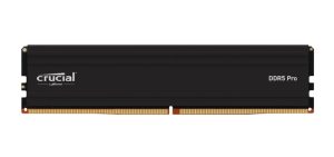 Crucial Pro 32GB (1x32GB) DDR5 UDIMM 5600MHz CL46 Black Heat Spreader Support Intel XMP AMD Ryzen Desktop PC Gaming Memory