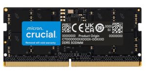 Crucial 16GB (1x16GB) DDR5 SODIMM 5600MHz CL46 Notebook Laptop Memory