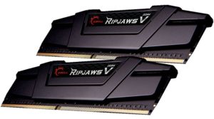 G.SKILL F4-3200C16D-32GVK 32GB (2 x 16GB) PC4-25600 DDR4 3200MHz RipjawsV Memory